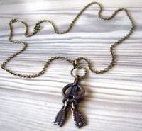 Vintage Kalevala jewelry necklace, pendat serie number 425