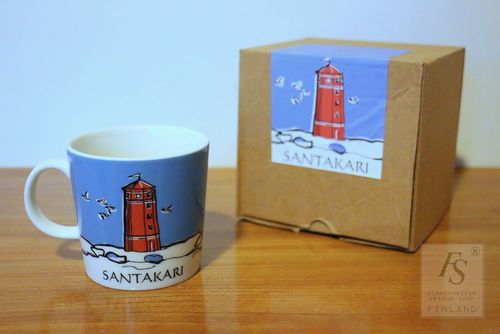 Arabia SANTAKARI lighthouse mug